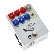 JHS Colour Box  - Pré-amplificador analógico / DI, Som e personagem de uma consola de mistura vintage, Também adequado para vocais, baixo, teclados ou violão, 2 níveis de ganho serial, True bypass, Controles para ma...