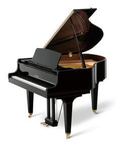 Kawai GL 10 E/P Grand Piano  - Nº de Teclas – 88, Mecanismo – Millennium III em ABS-Carbono, Teclado– Spruce maciço com coberturas em Acrílico/Phenol, Nº de Pedais – 3 (Abafadores, Una Corda, Sostenuto), Tábua Harmônica – Spruce...