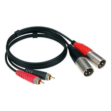 Klotz AT-CM0300  - CABO AUDIO AT-CM0300 3m 2 RCA/2 XLR, 