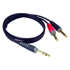 Klotz Cabo Divisor AY1-0100  B-Stock - Cabo Divisor AY1-0100, Cabo divisor Klotz AY1-0100, 1x Jack Stereo 6.35mm (1/4), 2x Jack Mono 6.35mm (1/4), Contactos dourados, 1m de comprimento, 