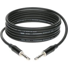 Klotz CABO MICROFONE B4PP1A0500 5MT JACK/JACK  - Cabo de microfone Jack mono / Jack mono, Comprimento: 5m, Extremamente flexível, núcleo de cobre de alta qualidade (99,95% puro cobre ETP), Blindagem espiral de cobre mais eficaz, revestimento de P...