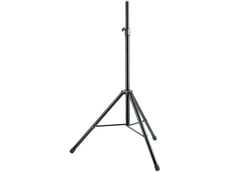 K&M  21436-009-55  - Número de pés: 3, Dimensão de configuração ø: 1,15 mm, Versão: preto, Recurso especial: tripé leve; ajuste de altura passo a passo patenteado; amortecedor integrado; Tubo de extensão de aço; inclui...