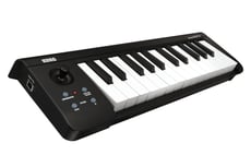 Korg  microKEY 25  - 25 mini teclas com toque natural, Arpeggiator, Joystick Pitch-Bend e modulações, Botão Octave shift, Alimentado por barramento USB, Dimensões: (L x P x A): 395 x 131 x 53 mm, 