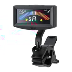Korg PitchCrow AW-4G BK  - Ultra compacto e leve, seu design permite afinação rápida e fácil, Tela LCD brilhante e colorida para alta visibilidade, Precisão de afinação ultra-alta de +/-0.1 centésimos, Modos dedicados de gui...