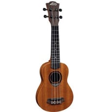 LAG   “TIKI“ GLUTKU8S  - Corpo: Sapele, Poros Abertos, Cabeça e Braço: Sapele acetinado, Acabamento: Acetinado, Ponte: Pau-Rosa Indonésio, Fretes: 14, Níquel, Escala: 377 mm, 