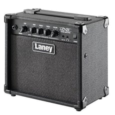 Laney  LX15  B-Stock - 15 W de enorme tom Laney através de dois alto-falantes, EQ de 3 bandas para escultura tonal, Chave de acionamento para tons distorcidos, Saída de fone de ouvido para prática silenciosa, Entrada AUX...