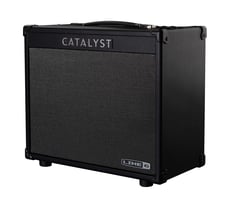 Line6  Catalyst 60  - Potência nominal: 60 Watts, Número de canais: 2, Tamanho do alto-falante: 12, Projetos de amplificadores: 6, Efeitos integrados: seções dedicadas de reforço e reverberação (6 tipos de reverberação)...