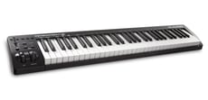 M-Audio Keystation 61 MK3  B-Stock - Teclado USB MIDI, 61 Teclas sensíveis à velocidade, Pitch bend e roda de modulação, Seleção de oitava, Botão de transporte para controle de DAW, 1 faders, 