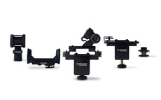 Marantz Audio Scope Gear  - Acessórios de montagem para microfones shotgun, Montagem para diâmetros de microfone de 20,8 ~ 24mm, Adaptador de montagem de câmera de hot-shoe com parafuso de bloqueio, Suporte de choque Hot-shoe...