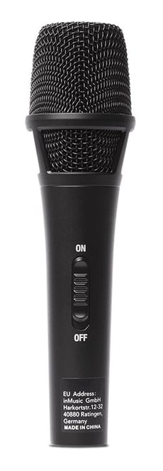 Marantz M4U  - Microfone cardióide “condenser electret” com botão on/off, Suporte de mesa, Cabo para microfone, Adaptador USB A / D com uma saída para auscultadores, Cabo adaptador USB, Peso: 252g (apenas o micro...
