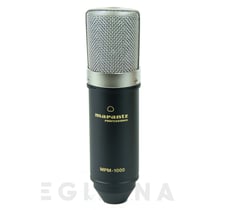 Marantz MPM-1000  - Inclui: Shockmount, tripé de mesa. Windscreen e cabos, Frequência: 20-20.000 Hz, Impedancia: 200 Ohm ± 30% (@ 1kHz), 
