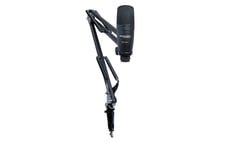 Marantz POD PACK 1 - Podcasting Kit  - Inclui Microfone, Suporte e Cabo USB, Totalmente ajustável - o microfone pode até ser suspenso de cabeça para baixo, Grampos para quase qualquer mesa ou mesa, 