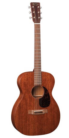 Martin 00-15M - Tamanho do Corpo: 00-14 Traste, Top de acabamento: acetinado, Padrão de Bracing: X-Brace, Comprimento da Escala: 25,4, Material: Mogno, Forma do braço: Oval Baixo Modificado, 