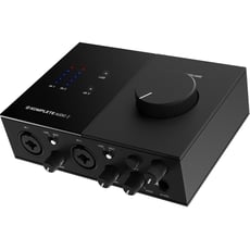 Native Instruments Komplete Audio 2  - 24 bits / 192 kHz, 2 entradas de Microfone / linha (soquete combo XLR / TRS), comutáveis para Hi-Z, 1 saída de headphone estéreo (jack de 6,3 mm), 1 saída de linha estéreo (tomada de 6,3 mm), Contr...
