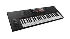 Native Instruments Komplete Kontrol S49 MK2  - Teclado / Controlador MIDI 49 teclas, 2 ecrãs de alta resolução, Inclui KOMPLETE 13 SELECT, Inclui Ableton Live 11 Lite, Peso: 5,55 kg, Dimensões: 840 x 297 x 84 mm, 