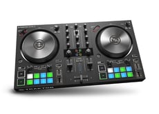 Native Instruments Traktor S2 MK3  - Controlador de DJ e interface de áudio com o software Traktor Pro 3, Sistema de performance de DJ com 2 canais e um canal de deck de amostra, EQ de 3 bandas por canal, Botões hot cue, Rodas de jog ...