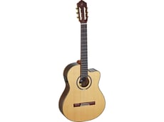 Ortega RCE159MN Natural  - Forma do corpo: Spanish heel com Cutaway, Tampo em Cedro americano solido, Fundo e ilhargas em Nogueira, Braço em Mogno, Escala em Indian Laurel, Escala: 650mm (25.6), 