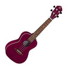 Ortega RURUBY Concert Ukulele  - Topo: Okoume, Verso e lados: Okoume, Fretboard e ponte: noz, Escala: 380 mm, 18 trastes, Cabeças de máquina Chrome DieCast com botões de plástico preto, 