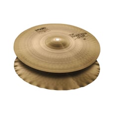 Paiste  2002 Classic 14 Sound Edge HH - Série Paiste 2002, O original: Hi-hat ondulado patenteado, Projetado para aplicações ao vivo e em estúdio, Feito de uma liga especial CuSn8, Hi-hat médio brilhante, cheio e brilhante, Som extremame...