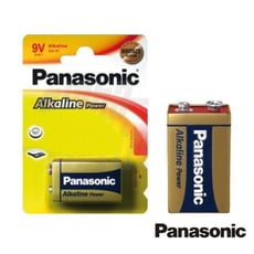 Panasonic  Pilha Alcalina 9V/6lr61 Blister  - Pilha Alcalina, Tipo de Pilha: 9V / 6LR61, Tensão funcionamento: 9V, Fornecido em Blister, 