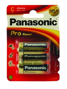 Panasonic Pro Power LR14  - Blister 2 baterias C / LR14, Tensão: 1,5V, 