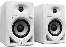 Pioneer DJ  DM-40D-BT-W - Reflexo de graves de 2 vias, colunas de monitor activo, Amplificador tipo classe D com DSP, Canal esquerdo de potência do amplificador: 19 W / 4 Ω, canal direito: 19 W / 4 Ω, Conectores de entrada:...