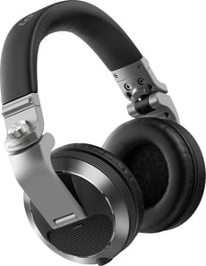 Pioneer DJ HDJ-X7-S  - Auscultadores Tipo cúpula 50 mm, Cabo em espiral retraído de 1,2 m (comprimento esticado 3 m), Conteúdo da caixa: HDJ-X7, Cabo em espiral retraído de 1,2 m (comprimento esticado 3 m), Cabo normal d...