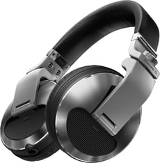 Pioneer DJ HDJ-X10-S  - Auscultadores Tipo cúpula 50 mm, Cabo em espiral de 1,2 m (comprimento esticado de 3 m), Cabo reto de 1,6 m, Connteúdo da Caixa: HDJ-X10, Cabo em espiral retraído de 1,2 m (comprimento esticado 3,0...