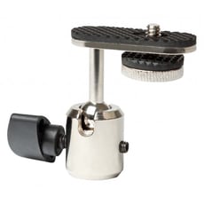Proel  AP114  - Rosca do parafuso do suporte: 1/4 - universal, Rosca de fixação do suporte de microfone: 5/8 - universal, Cor: cromado, 