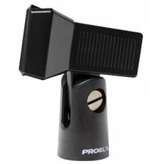 Proel   APM30  - Suporte de pinça em ABS para microfone (Ø Mín-Máx: 20 - 32 mm)., 