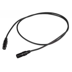 Proel  BULK330LU05 0.5m  - Cabo DMX pré-fabricado para sinal DMX512 com montagem de cabo fêmea PROEL XLR 3P - conexões de montagem de cabo macho PROEL XLR 3P/XLR3FVPRON - DMX - XLR3MVPRON., Comprimento: 0,5 m., Cor disponíve...