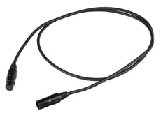 Proel  Bulk330lu10 10m - Cor preta, Conectores: PROEL - XLR3FVPRON - XLR3MVPRON, Cabo: DMX, 10 metros, 
