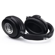 Reloop Airphones  - Auscultadores Active Noise Canceling profissionais com design giratório e dobrável fechado, som potente e optimizado para DJ para uma separação clara de frequências, Insonorização externa através d...