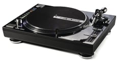 Reloop RP-8000 B-Stock  - Gira discos híbrido para DJ, Com controlo MIDI para Digital Djing, 4 modos de performance (Cue, Loop, Sampler e User), 8 Drum Pads Retro Iluminados, Trax Encoder que permite navegar pelas playlists...