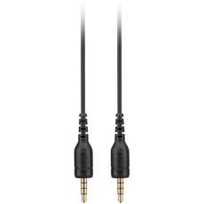 Rode  SC9  - Rode SC9, Cabo adaptador de jack TRRS de 3,5 mm para jack TRRS de 3,5 mm para conectar um smartphone ao RØDECaster Pro, Comprimento: 1,5 m, 