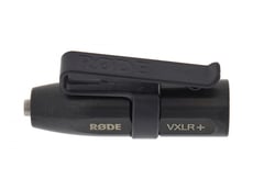 Rode VXLR+  - Adaptador de plugue com conversor de energia, Mini jack TRS (3,5 mm) para XLR 3M, Conversor de tensão integrado de phantom power (12 - 48 V) para plug-in power (3 - 5 V), Permite a operação de Rode...