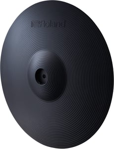 Roland CY-14R-T Prato Ride 14-polegadas para Baterias Roland V-Drums B-Stock - Roland CY-14R-T Prato Ride Perfil Fino para Baterias Roland V-Drums, Prato Ride com 3-Zonas de Sensibilidade, Tamanho: 14-polegadas, Novo design de prato mais leve e fino para um comportamento de v...