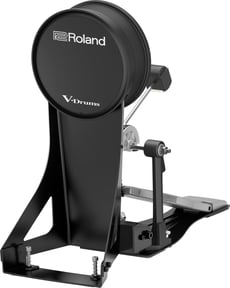 Roland KD-10 Trigger de Bombo para Roland V-Drums B-Stock - Roland KD-10 Trigger de Bombo para Roland V-Drums, Pele absorve naturalmente o choque do batente, Toque de bombo acústico quando o batente atinge a pele, com material de malha e acolchoamento dedic...