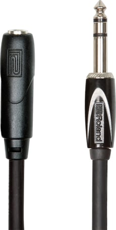 Roland RHC-25-1414 Cabo Extensão Auscultadores 7.5m - Roland RHC-25-1414 Cabo de Extensão para Auscultadores com 7,5 metros de comprimento, Cabo de extensão stereo para auscultadores de alta qualidade, Fichas: 1 x Jack stereo macho / 1 x Jack stereo f...