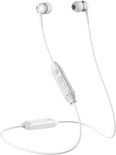 Sennheiser  CX350BT Branco  - Frequência 17Hz - 20 KHz, Impedância 28 ohm, Tipo de Ligação Sem fios, Conectividade Bluetooth 5.0, USB-C, SPL 110 dB (1 kHz/0 dB FS), 