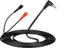Sennheiser  HD-25 Replacement Cable  - Cabo de Substituição, Com plugue jack angular de 3,5 mm, Comprimento: Aprox. 1,5 m (suporte de cabo não incluído!), 