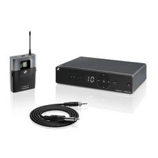 Sennheiser  XSW 1-Ci1 E-Band Instrument  - Com diversidade de antenas, Faixa de frequência E-Band: 821-832 / 863-865 MHz, Transmissor bodypack, Largura de banda de comutação de 24 MHz, 8 bancos de frequência, cada um com 10 canais, Antenas ...