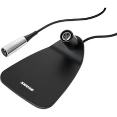 Shure Centraverse CVD-B  - Suporte de mesa, Para o microfone gooseneck Centraverse CVG12 e CVG18, Cor: preto, Inclui cabo XLR de 3,67 m de comprimento, 