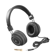 Soundsation Auscultadores MH-50  - Desempenho excelente e duradouro em muitas aplicações musicais com excelente conforto., Reprodução de som de boa qualidade, Faixa de cabeça ajustável para máximo conforto, Cabo longo e resistente a...