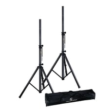 Soundsation  SPST SET 70BK  B-Stock - Material aço, Cor Preto, Altura mínima 120 cm, Altura máxima 180 cm, Carga máxima 40 quilogramas, Diâmetro do tubo 35 mm, 