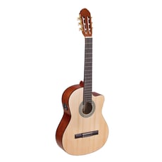 Toledo Primera Spruce CE 44-NT  - Top Spruce para melhor tom e apelo visual, Contraplacado traseiro e laterais, Fretboard e bridge em Blackwood fornecem a sensação e o apelo visual de jacarandá real, respeitando o meio ambiente e c...