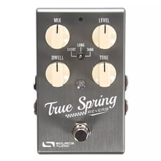 Source Audio SA 247 True Spring Reverb  B-Stock - Reverb digital de mola, 3 modos diferentes de reverberação de mola, Funções de regra de tremolo secundárias para todos os botões, Compatível com MIDI via Source Audio Neuro Hub, Parâmetros e algori...