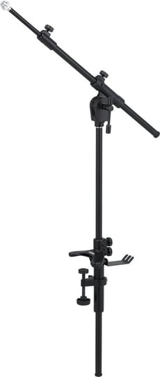 Tama  MSDA206BK Desk-mounted Microphone Boom Arm - Ideal para aplicações de transmissão, podcasting e transmissão ao vivo, Construção robusta com núcleo de ferro, Braço telescópico para fácil configuração em qualquer ambiente, Ajuste de altura de 8...