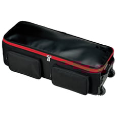 Tama PBH05 Powerpad Hardware Bag  - Grande saco de hardware, Para até 10 estandes, Inclui 2 rodízios, Material de nylon 1200 Denier, Preenchimento interno de flanela, Reforço de cinco camadas embutido, 