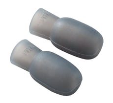 Tama  TCP20 Silent Tips - Silenciosas, Pontas de borracha para colocar em todas as baquetas comerciais, Para tocar bateria e praticar em mesas e similares sem nenhum dano, 